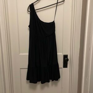 Soma slinky black off the shoulder dress